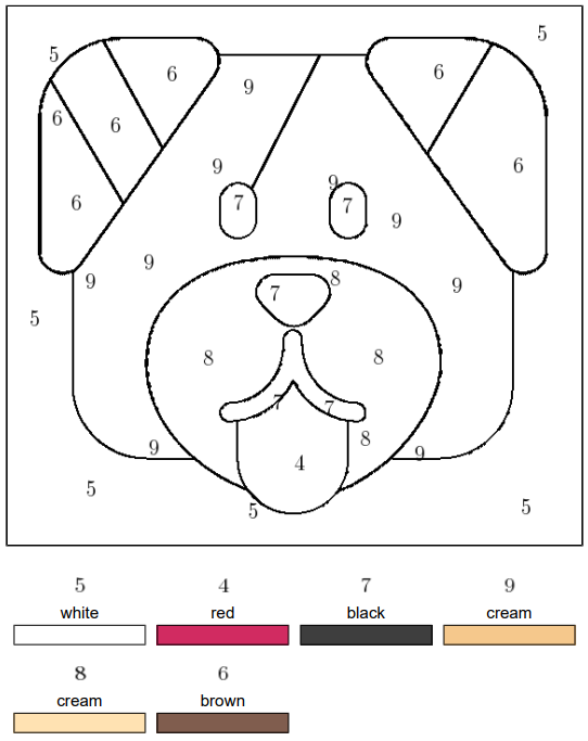 Color by number sample 1